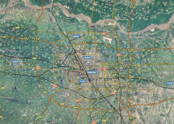 鄭州衛(wèi)星地圖最新版，古都的航天視角探索