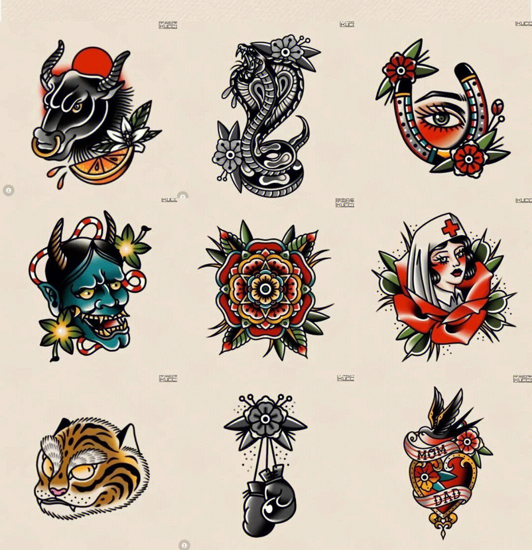 時尚潮流展現(xiàn)，最新紋身圖案設(shè)計精選