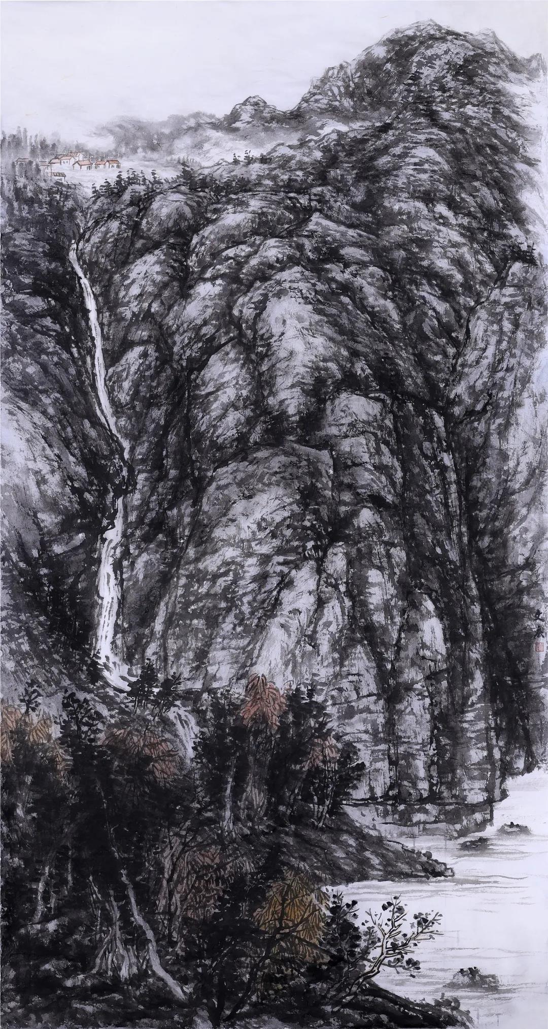 科技與藝術(shù)的融合，最新智能山水畫屏展現(xiàn)自然之美